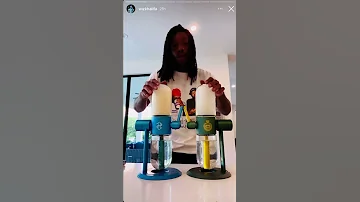 Wiz Khalifa With TWO Gravity Bong 