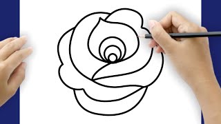Hur Man Ritar En Ros Lätt