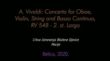 A.Vivaldi:Concerto for Oboe, Violin, Strings, and Basso Continuo, RV 548