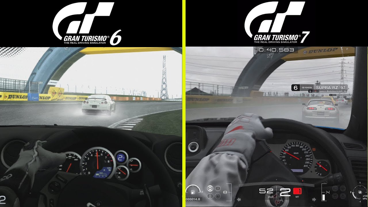 Hindre Konsultation industrialisere Gran Turismo 7 vs Gran Turismo 6 Early Graphics Comparison (Actual Gameplay)  - YouTube