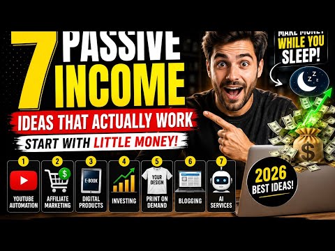 Thumbnail for 7 Passive Income Ideas That Actually Work in 2026 (Start With Little Money)