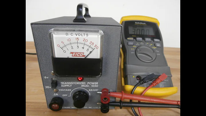 Eico 1020 30V Power Supply Repair and Restoration