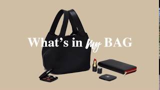 【 wize -ウィズ- 】TRYA'DのBAG紹介♡キャンバスキューブバッグ/卒業式/入学式/バッグの中身/What's in my bag