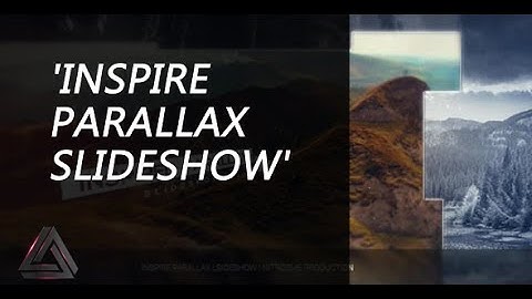 Inspire Parallax Slideshow | After Effects Template | Video Displays