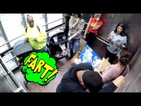 Funny Wet Fart Prank With The Sharter | Elevator Edition