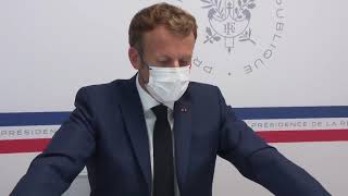 Conseil de défense Covid-19  Introduction par le Président Emmanuel Macron - SP&VC