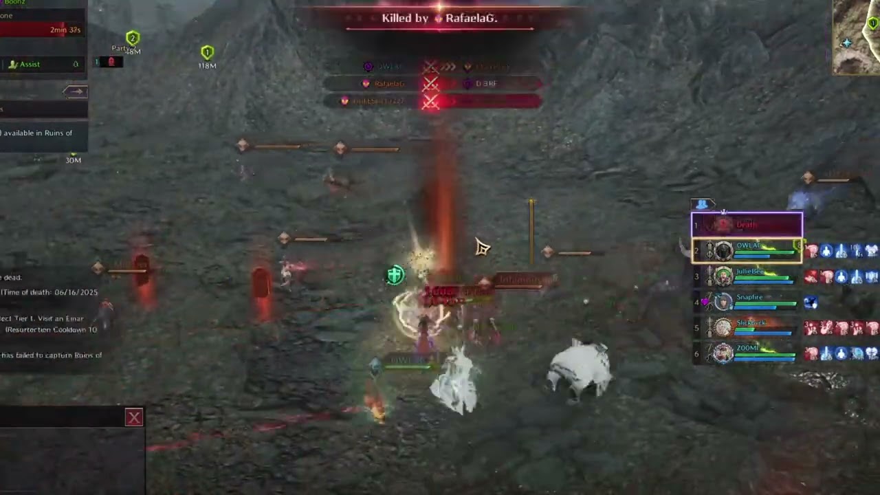 Last 5 mins boonstone war Boonz vs Bum Patrol - Throne and Liberty