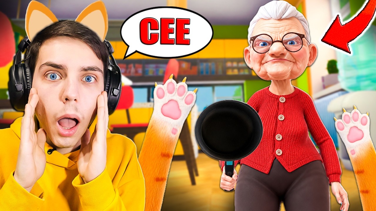 Sunt PISICA si BAT Bunica 😂