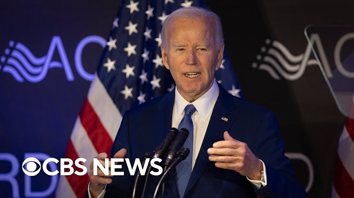 Biden gives first major speech since leaving office | full video