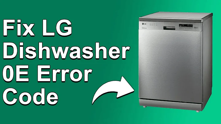 How To Fix The LG Dishwasher 0E Error Code - Meaning, Causes, & Solutions (Troubleshoot in Seconds)