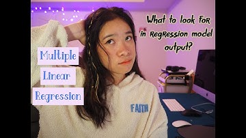 Multiple Linear Regression in R | What to look for in MLR model output?