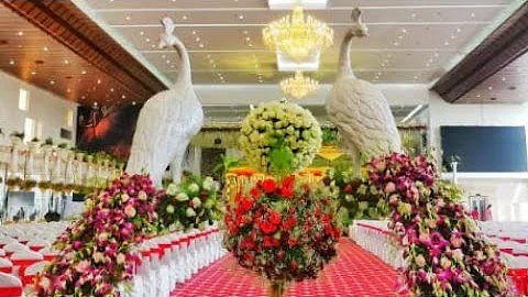 Bangalore decoration. flower decoration.v legacy convention centre manpeles.m h tech decoration