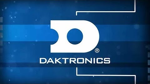 Daktronics Installation Timeline