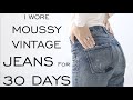I wore ONE PAIR OF JEANS for 30 Days : Moussy Vintage Denim : Streetwear : Emily Wheatley