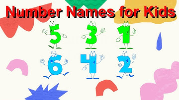 Number Names for Kids, Number Flashcards, One, Two, Three, Learning ABC, Phonics and Sounds