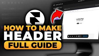 How To Make Header in Framer (𝟮𝟬𝟮𝟲) | 100% WORKS | NO Yapping, To The Point! | FAST & EASY