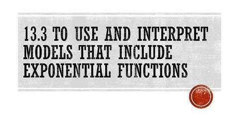 Y12 Maths JB Pure/Mech - Modelling with Exponentials Ch 14.3