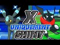 Pokemon x mais uniquement avec des shiny noir