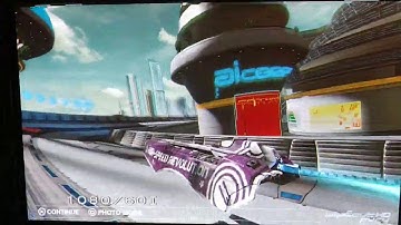 WipEout HD on a BVM D24 CRT monitor