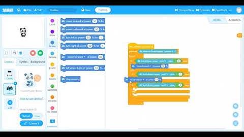 mBot following a line - Define path for your mBot