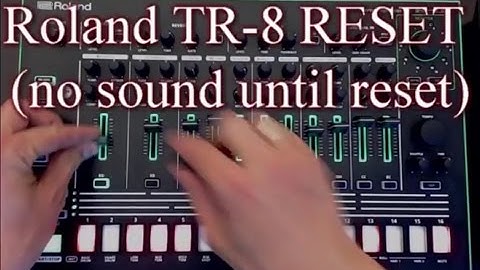 Roland AIRA TR-8 - Factory Reset [Tutorial]