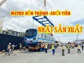 Tàu Metro Bến Thành - Suối Tiên được đặt lên xe siêu trường, siêu trọng khi về đến Sài Gòn