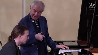 Piano masterclass with András Schiff and student Pāvels Laganovskis