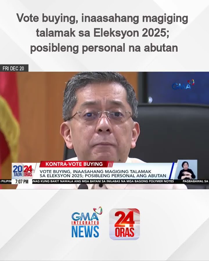 Vote buying, inaasahang magiging talamak sa Eleksyon 2025; posibleng personal na abutan | 24 Oras