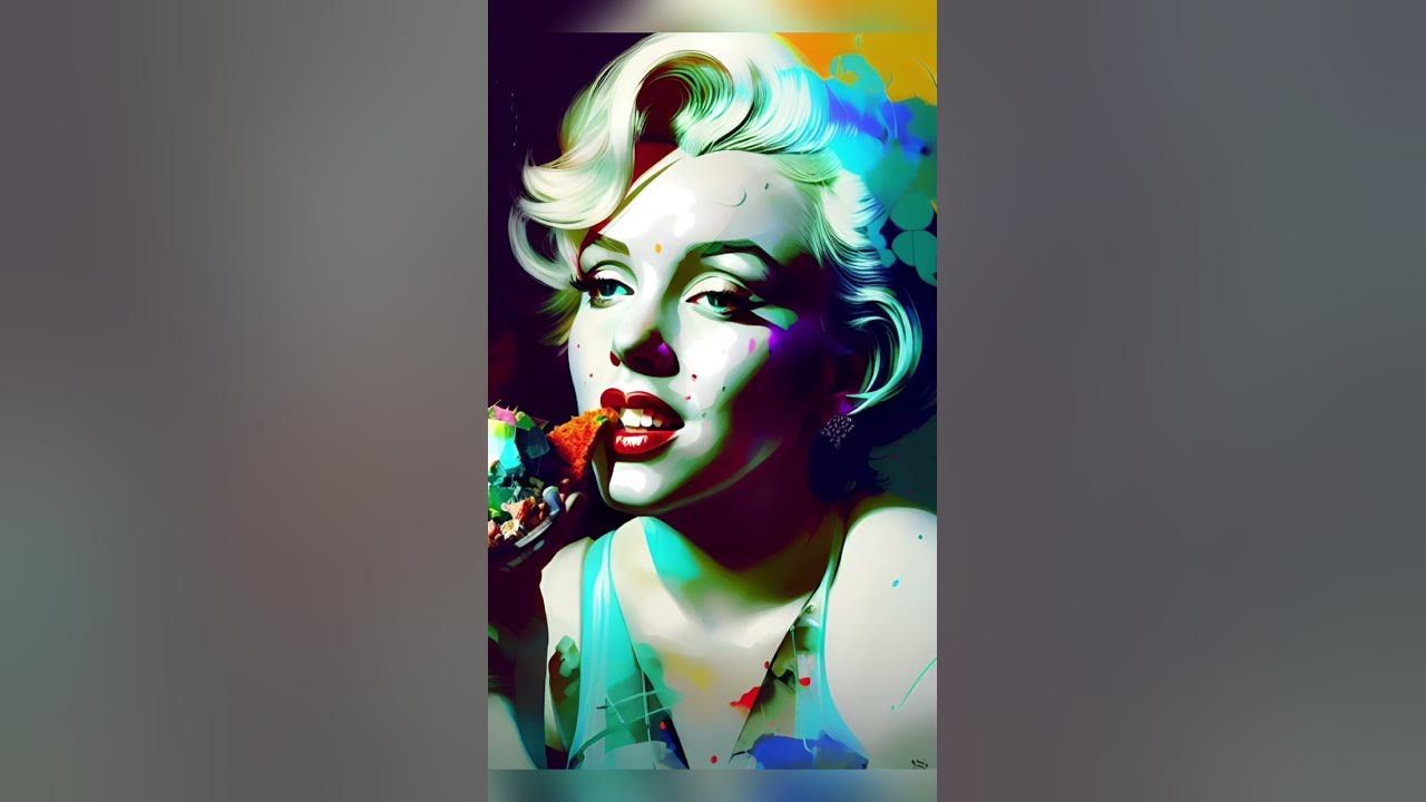 What did marilyn monroe eat aiart foodphotography digitalart youtube