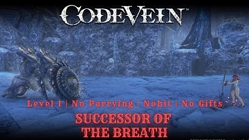 Code Vein ~ Successor of the Breath No Gifts [Level 1, Nohit, No Parrying, Solo]