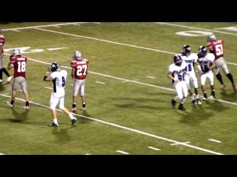 Kameron Haddock #48 - Plano West Football mows over Marcus - BIG HIT AGAIN!