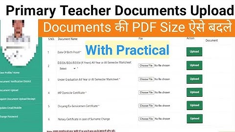 प्राथमिक शिक्षक भर्ती Documents Uploading Process, Counseling,  शिक्षक भर्ती वर्ग 3 दस्तावेजनिरीक्षण