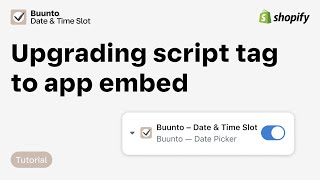 Upgrading Buunto Date & Time Slot to App Embed screenshot 2