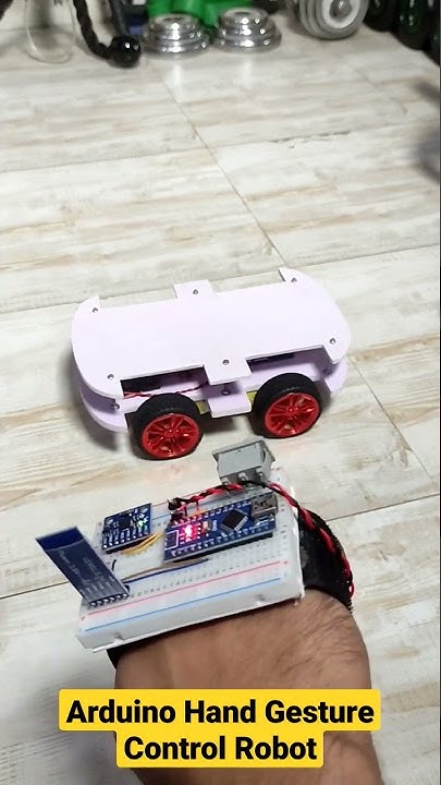 Arduino Hand Gesture Control Robot Circuit Diagram