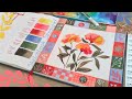 Color Mixing + Simple Loose Watercolor Florals - calm art video ☕️