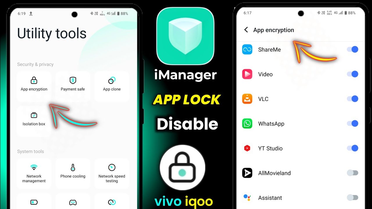 iManager App se app lock kaise hataye || How to disable app lock in iManager App