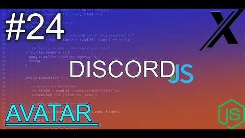 HOW TO MAKE AN AVATAR COMMAND | DISCORD.JS (V12) | #24
