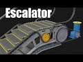 How does an escalator work