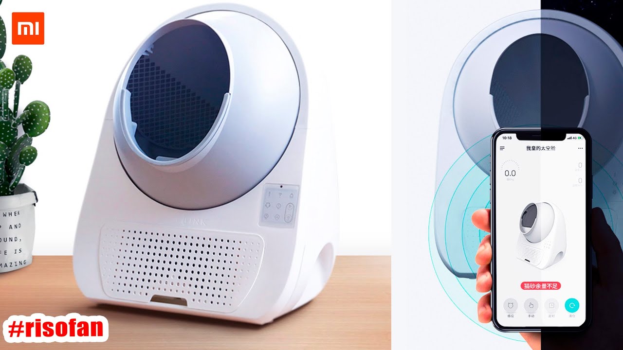 Xiaomi CATLINK Smart automatic cat toilet. YouTube