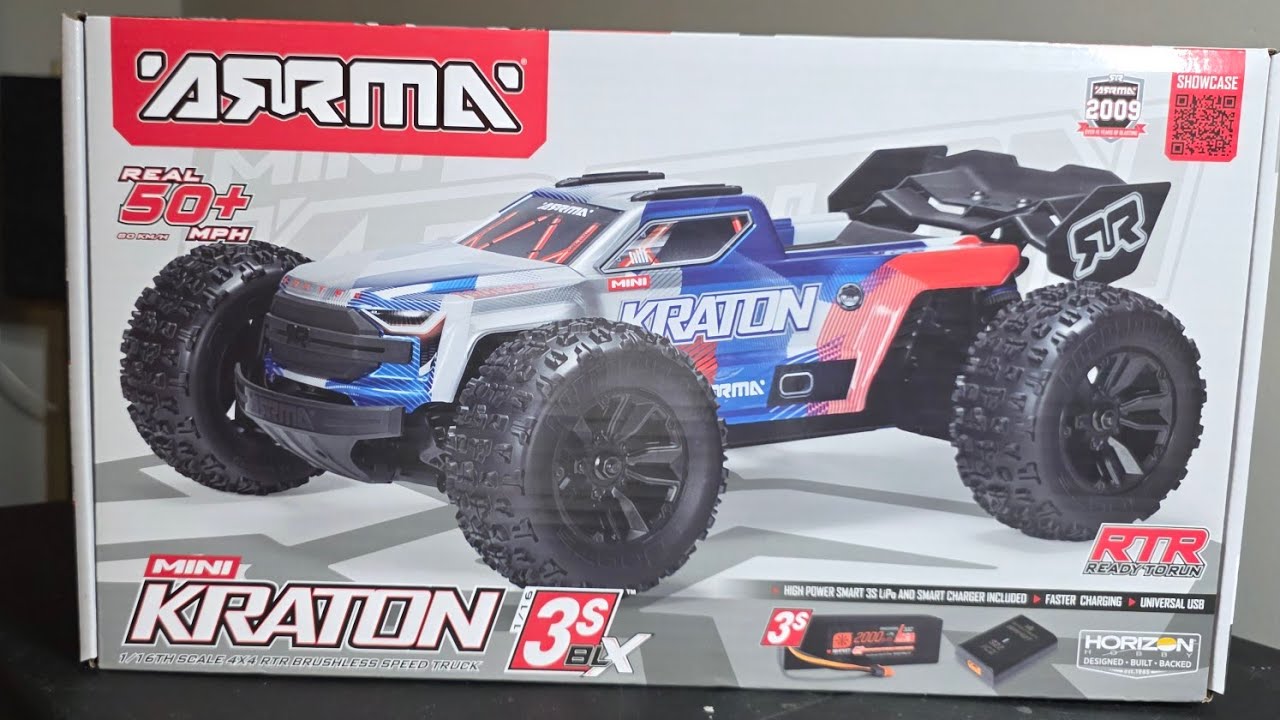 Распаковка и сравнение Arrma Mini Kraton 3s