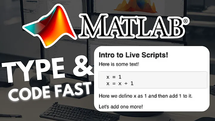 Intro to Live Scripts - MatLab