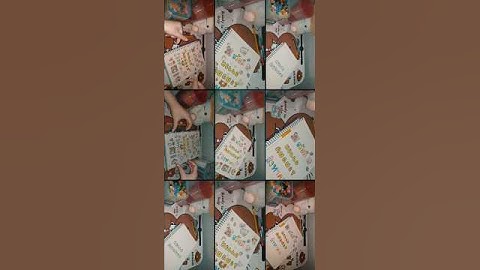 Từng tấm hình là từng mảnh ghép để hoàn thành bức tranh "trang trí tập học chào tháng mới". 🧩🧩📖✏️🧩🧩