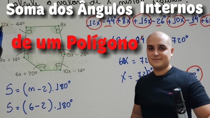 ÂNGULO INTERNO de um POLÍGONO \Prof. Gis/ #08 