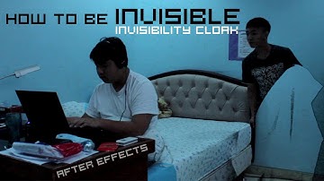 Invisibility Cloak Tutorial (After Effects)