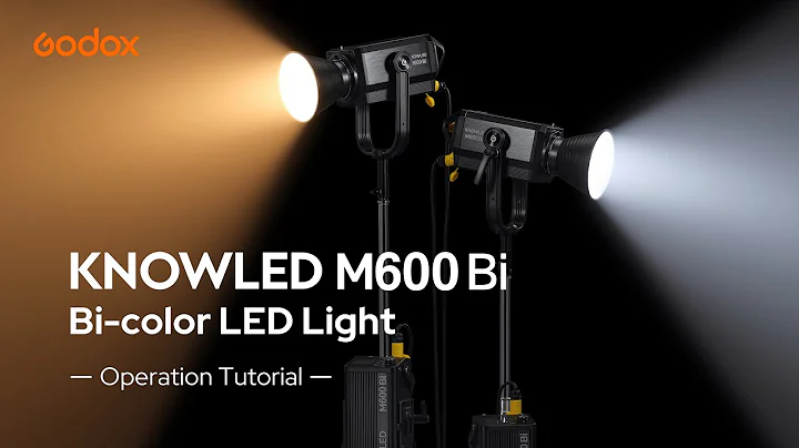 Godox KNOWLED #M600Bi Bi-color LED Light | Operation Tutorial