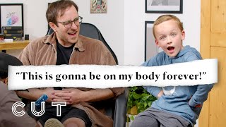 Kids Design Tattoos for Strangers | Cut