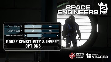 Space Engineers 2 - Mouse Sensitivity and Invert X and Y Axis