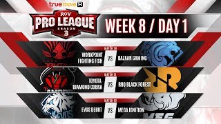 RoV Pro League Season 3 Presented by TrueMove H : Week 8 Day 1
