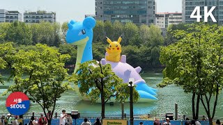 Pokémon Lapras x Pikachu, Seokchon Lake Seoul / 라프라스 x 피카츄, 석촌호수