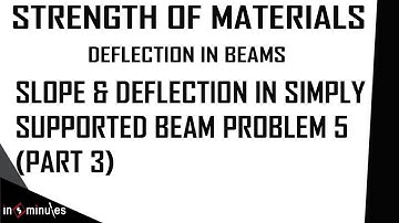 Module5_Vid18_Slope and Deflection in Simply Supported Beam Problem 5 (Part 3)